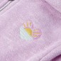 Kinder-Kapuzenpullover mit Reißverschluss Lila 104 Kinder-Kapuzenpullover mit Reißverschluss Lila 104