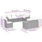 vidaXL 8-tlg. Garten-Sofagarnitur mit Kissen Schwarz Poly Rattan vidaXL 8-tlg. Garten-Sofagarnitur mit Kissen Schwarz Poly Rattan