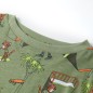 Kinderpyjama mit Kurzen Ärmeln Hellkhaki 92 Kinderpyjama mit Kurzen Ärmeln Hellkhaki 92