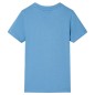 Kinder-T-Shirt Mittelblau 104 Kinder-T-Shirt Mittelblau 104