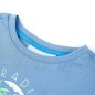 Kinder-T-Shirt Mittelblau 104 Kinder-T-Shirt Mittelblau 104