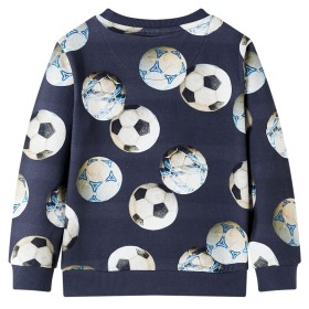 Kinder-Sweatshirt Marineblau 140