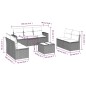 vidaXL 8-tlg. Garten-Sofagarnitur mit Kissen Schwarz Poly Rattan vidaXL 8-tlg. Garten-Sofagarnitur mit Kissen Schwarz Poly Rattan