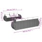 vidaXL 8-tlg. Garten-Sofagarnitur mit Kissen Beige Poly Rattan vidaXL 8-tlg. Garten-Sofagarnitur mit Kissen Beige Poly Rattan