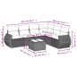 vidaXL 7-tlg. Garten-Sofagarnitur mit Kissen Beige Poly Rattan vidaXL 7-tlg. Garten-Sofagarnitur mit Kissen Beige Poly Rattan
