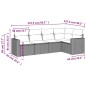vidaXL 5-tlg. Garten-Sofagarnitur mit Kissen Schwarz Poly Rattan vidaXL 5-tlg. Garten-Sofagarnitur mit Kissen Schwarz Poly Rattan