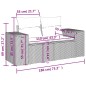 vidaXL 5-tlg. Garten-Sofagarnitur mit Kissen Schwarz Poly Rattan vidaXL 5-tlg. Garten-Sofagarnitur mit Kissen Schwarz Poly Rattan
