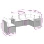 vidaXL 5-tlg. Garten-Sofagarnitur mit Kissen Beige Poly Rattan vidaXL 5-tlg. Garten-Sofagarnitur mit Kissen Beige Poly Rattan