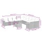 vidaXL 11-tlg. Garten-Sofagarnitur mit Kissen Beige Poly Rattan vidaXL 11-tlg. Garten-Sofagarnitur mit Kissen Beige Poly Rattan
