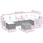 vidaXL 8-tlg. Garten-Sofagarnitur mit Kissen Schwarz Poly Rattan vidaXL 8-tlg. Garten-Sofagarnitur mit Kissen Schwarz Poly Rattan