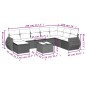 vidaXL 8-tlg. Garten-Sofagarnitur mit Kissen Schwarz Poly Rattan vidaXL 8-tlg. Garten-Sofagarnitur mit Kissen Schwarz Poly Rattan