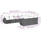 vidaXL 10-tlg. Garten-Sofagarnitur mit Kissen Beige Poly Rattan vidaXL 10-tlg. Garten-Sofagarnitur mit Kissen Beige Poly Rattan