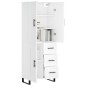 Highboard Weiß 69,5x34x180 cm Holzwerkstoff Highboard Weiß 69,5x34x180 cm Holzwerkstoff