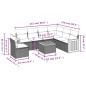 vidaXL 7-tlg. Garten-Sofagarnitur mit Kissen Beige Poly Rattan vidaXL 7-tlg. Garten-Sofagarnitur mit Kissen Beige Poly Rattan