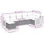 vidaXL 7-tlg. Garten-Sofagarnitur mit Kissen Beige Poly Rattan vidaXL 7-tlg. Garten-Sofagarnitur mit Kissen Beige Poly Rattan