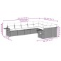 vidaXL 9-tlg. Garten-Sofagarnitur mit Kissen Beige Poly Rattan vidaXL 9-tlg. Garten-Sofagarnitur mit Kissen Beige Poly Rattan