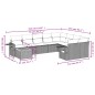 vidaXL 10-tlg. Garten-Sofagarnitur mit Kissen Beige Poly Rattan vidaXL 10-tlg. Garten-Sofagarnitur mit Kissen Beige Poly Rattan