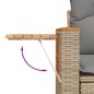vidaXL 8-tlg. Garten-Sofagarnitur mit Kissen Beige Poly Rattan vidaXL 8-tlg. Garten-Sofagarnitur mit Kissen Beige Poly Rattan