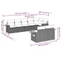 vidaXL 8-tlg. Garten-Sofagarnitur mit Kissen Beige Poly Rattan vidaXL 8-tlg. Garten-Sofagarnitur mit Kissen Beige Poly Rattan