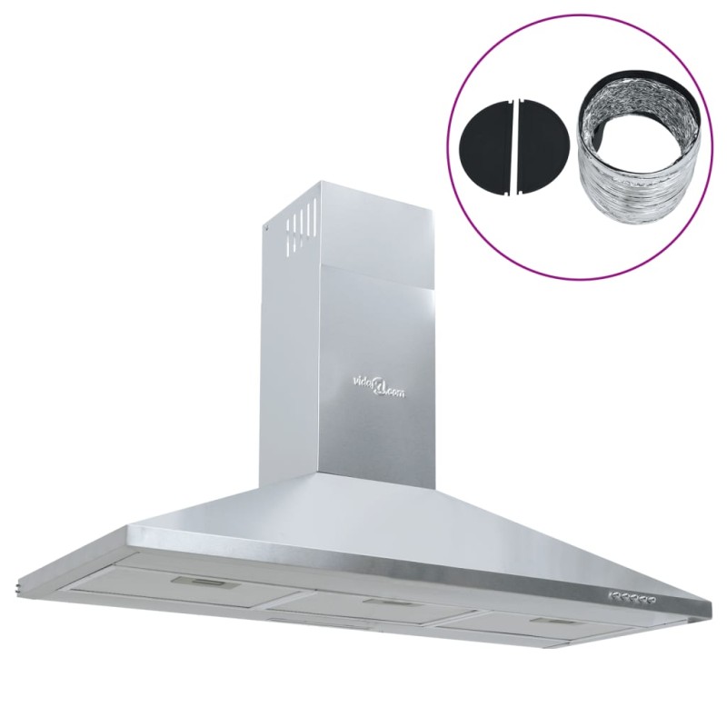 vidaXL Dunstabzugshaube 90 cm Edelstahl vidaXL Dunstabzugshaube 90 cm Edelstahl