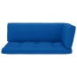 2-Sitzer-Palettensofa Schwarz Imprägniertes Kiefernholz 2-Sitzer-Palettensofa Schwarz Imprägniertes Kiefernholz