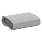 vidaXL Abdeckplane Grau 5x5 m 600 g/m² vidaXL Abdeckplane Grau 5x5 m 600 g/m²