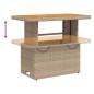 vidaXL 2-tlg. Garten-Essgruppe mit Kissen Beige Poly Rattan vidaXL 2-tlg. Garten-Essgruppe mit Kissen Beige Poly Rattan
