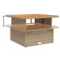 vidaXL 2-tlg. Garten-Essgruppe mit Kissen Beige Poly Rattan vidaXL 2-tlg. Garten-Essgruppe mit Kissen Beige Poly Rattan