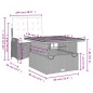 vidaXL 2-tlg. Garten-Essgruppe mit Kissen Beige Poly Rattan vidaXL 2-tlg. Garten-Essgruppe mit Kissen Beige Poly Rattan
