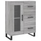 Highboard Grau Sonoma 69,5x34x180 cm Holzwerkstoff Highboard Grau Sonoma 69,5x34x180 cm Holzwerkstoff