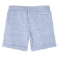 Kindershorts mit Kordelzug Blau Melange 116 Kindershorts mit Kordelzug Blau Melange 116