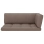 Garten-Ecksofa aus Paletten Schwarz Imprägniertes Kiefernholz Garten-Ecksofa aus Paletten Schwarz Imprägniertes Kiefernholz