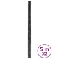 vidaXL Möbelfolien Selbstklebend Marmor-Optik Schwarz 90x500 cm PVC vidaXL Möbelfolien Selbstklebend Marmor-Optik Schwarz 90x500 cm PVC