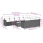 vidaXL 11-tlg. Garten-Sofagarnitur mit Kissen Beige Poly Rattan vidaXL 11-tlg. Garten-Sofagarnitur mit Kissen Beige Poly Rattan