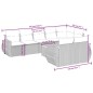 vidaXL 9-tlg. Garten-Sofagarnitur mit Kissen Schwarz Poly Rattan vidaXL 9-tlg. Garten-Sofagarnitur mit Kissen Schwarz Poly Rattan