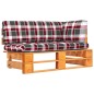 Garten-Ecksofa aus Paletten Honigbraun Kiefernholz Imprägniert Garten-Ecksofa aus Paletten Honigbraun Kiefernholz Imprägniert