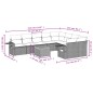 vidaXL 10-tlg. Garten-Sofagarnitur mit Kissen Beige Poly Rattan vidaXL 10-tlg. Garten-Sofagarnitur mit Kissen Beige Poly Rattan