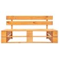 vidaXL Garten-Mittelsofa Paletten Honigbraun Imprägniertes Kiefernholz vidaXL Garten-Mittelsofa Paletten Honigbraun Imprägniertes Kiefernholz