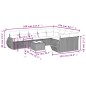 vidaXL 10-tlg. Garten-Sofagarnitur mit Kissen Schwarz Poly Rattan vidaXL 10-tlg. Garten-Sofagarnitur mit Kissen Schwarz Poly Rattan
