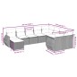vidaXL 10-tlg. Garten-Sofagarnitur mit Kissen Beige Poly Rattan vidaXL 10-tlg. Garten-Sofagarnitur mit Kissen Beige Poly Rattan