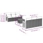 vidaXL 7-tlg. Garten-Sofagarnitur mit Kissen Beige Poly Rattan vidaXL 7-tlg. Garten-Sofagarnitur mit Kissen Beige Poly Rattan