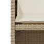 vidaXL 3-tlg. Bistro-Set mit Kissen Beige Poly Rattan vidaXL 3-tlg. Bistro-Set mit Kissen Beige Poly Rattan