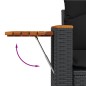 vidaXL 9-tlg. Garten-Sofagarnitur mit Kissen Schwarz Poly Rattan vidaXL 9-tlg. Garten-Sofagarnitur mit Kissen Schwarz Poly Rattan