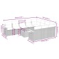 vidaXL 11-tlg. Garten-Sofagarnitur mit Kissen Beige Poly Rattan vidaXL 11-tlg. Garten-Sofagarnitur mit Kissen Beige Poly Rattan