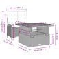 vidaXL 2-tlg. Garten-Essgruppe mit Kissen Schwarz Poly Rattan vidaXL 2-tlg. Garten-Essgruppe mit Kissen Schwarz Poly Rattan