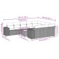 vidaXL 11-tlg. Garten-Sofagarnitur mit Kissen Schwarz Poly Rattan vidaXL 11-tlg. Garten-Sofagarnitur mit Kissen Schwarz Poly Rattan