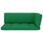 Garten-Ecksofa aus Paletten Grün Imprägniertes Kiefernholz Garten-Ecksofa aus Paletten Grün Imprägniertes Kiefernholz
