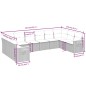 vidaXL 10-tlg. Garten-Sofagarnitur mit Kissen Beige Poly Rattan vidaXL 10-tlg. Garten-Sofagarnitur mit Kissen Beige Poly Rattan