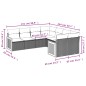 vidaXL 8-tlg. Garten-Sofagarnitur mit Kissen Schwarz Poly Rattan vidaXL 8-tlg. Garten-Sofagarnitur mit Kissen Schwarz Poly Rattan