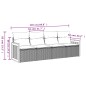 vidaXL 4-tlg. Garten-Sofagarnitur mit Kissen Beige Poly Rattan vidaXL 4-tlg. Garten-Sofagarnitur mit Kissen Beige Poly Rattan